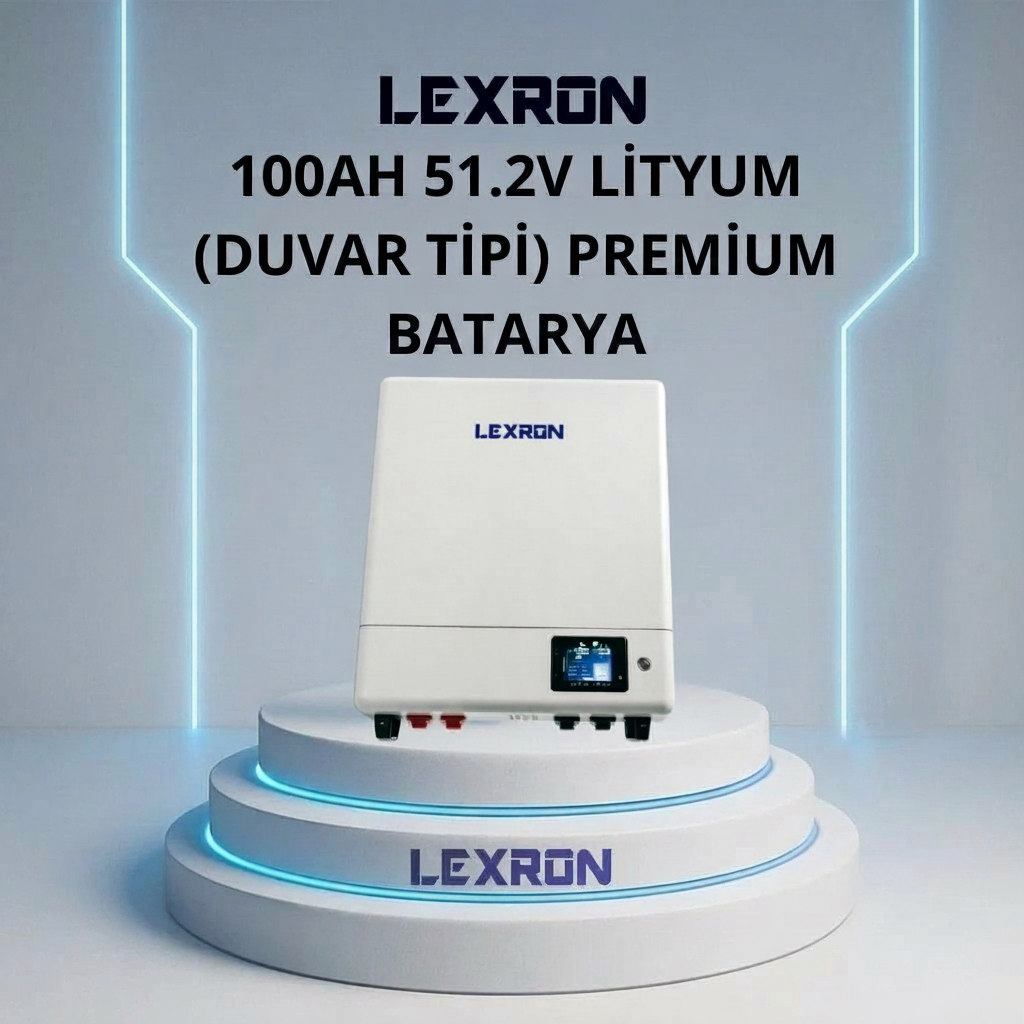 100Ah 51.2V Premium Serisi (Duvar Tipi) Lityum Batarya
