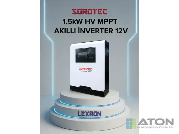 1.5kW HV MPPT Akilli İnverter 12V Sorotec