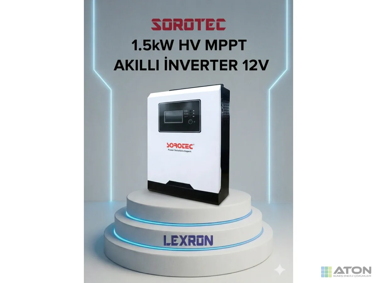 1.5kW HV MPPT Akilli İnverter 12V Sorotec
