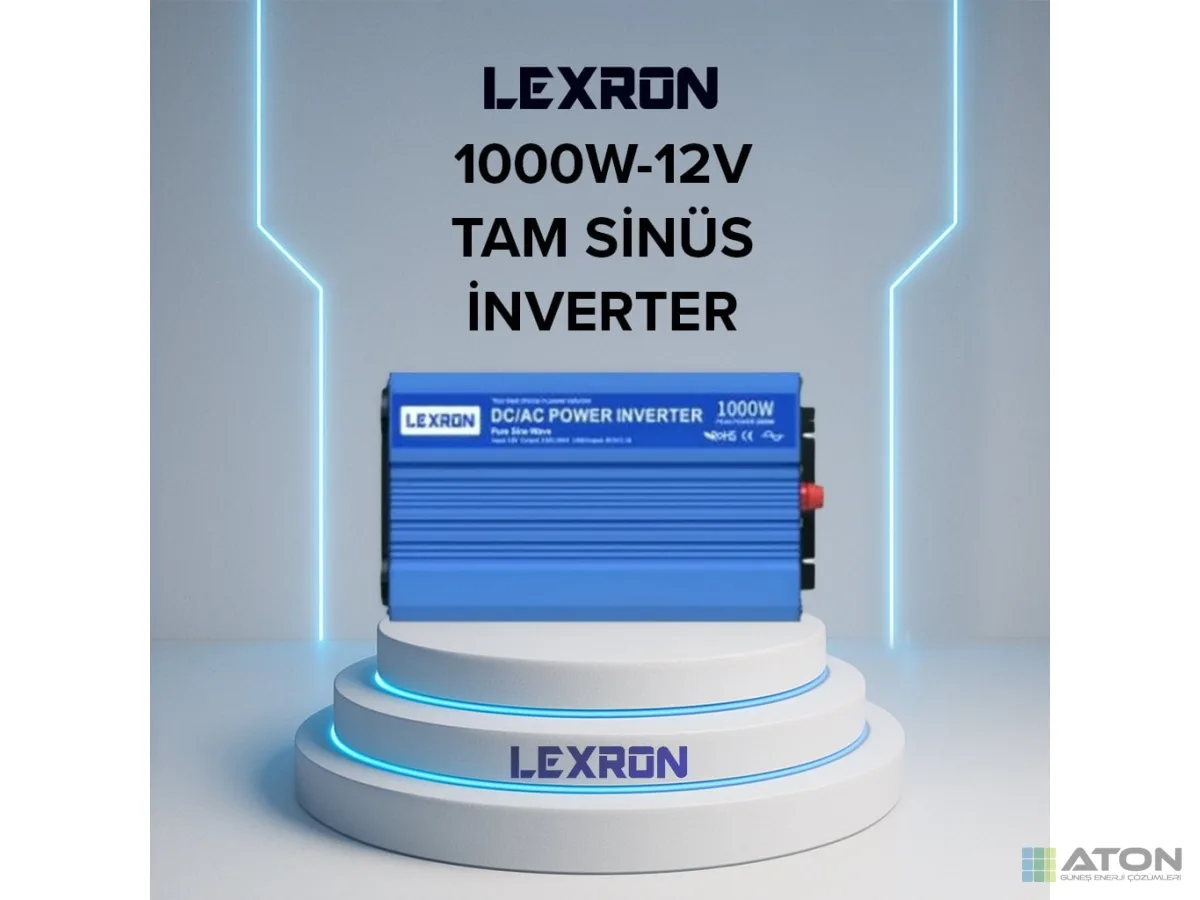 1000W-12V Tam Si̇nüs İnverter