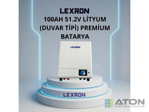100Ah 51.2V Premium Serisi (Duvar Tipi) Lityum Batarya