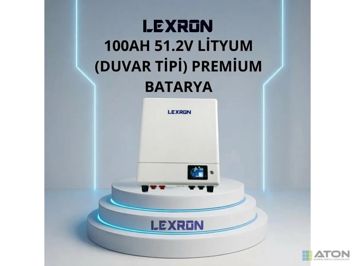 100Ah 51.2V Premium Serisi (Duvar Tipi) Lityum Batarya