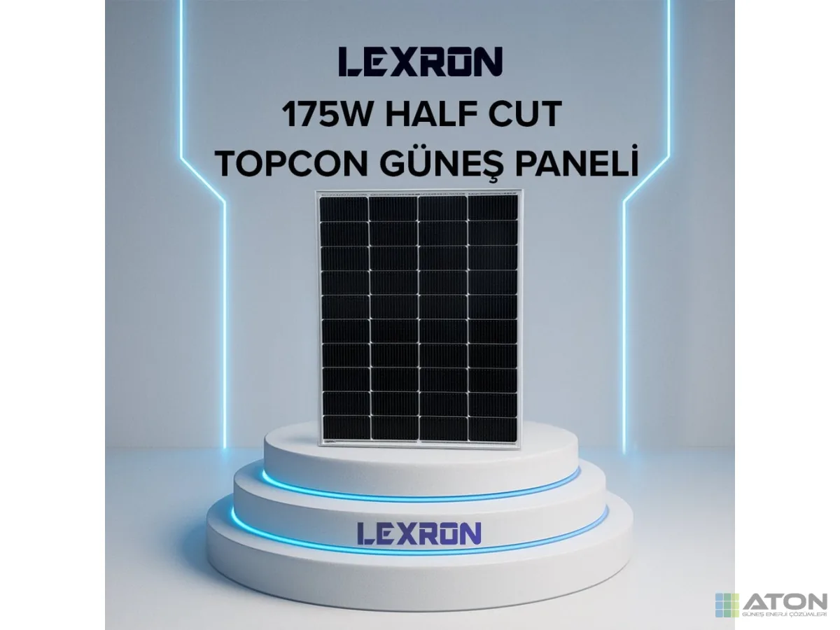 175W Half-Cut TOPCon Mono Güneş Paneli̇
