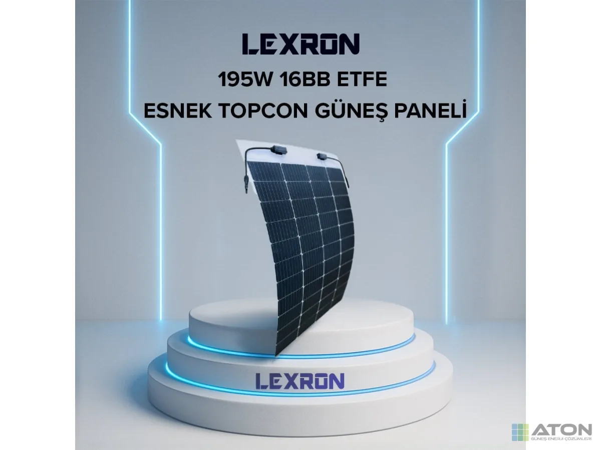 195W 16BB ETFE Esnek TOPCon Güneş Paneli̇