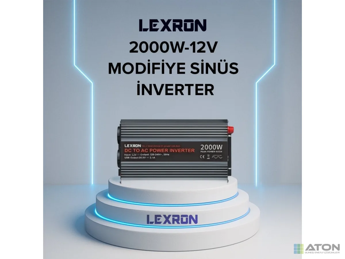 2000W-12V Modi̇fi̇ye Si̇nüs İnverter