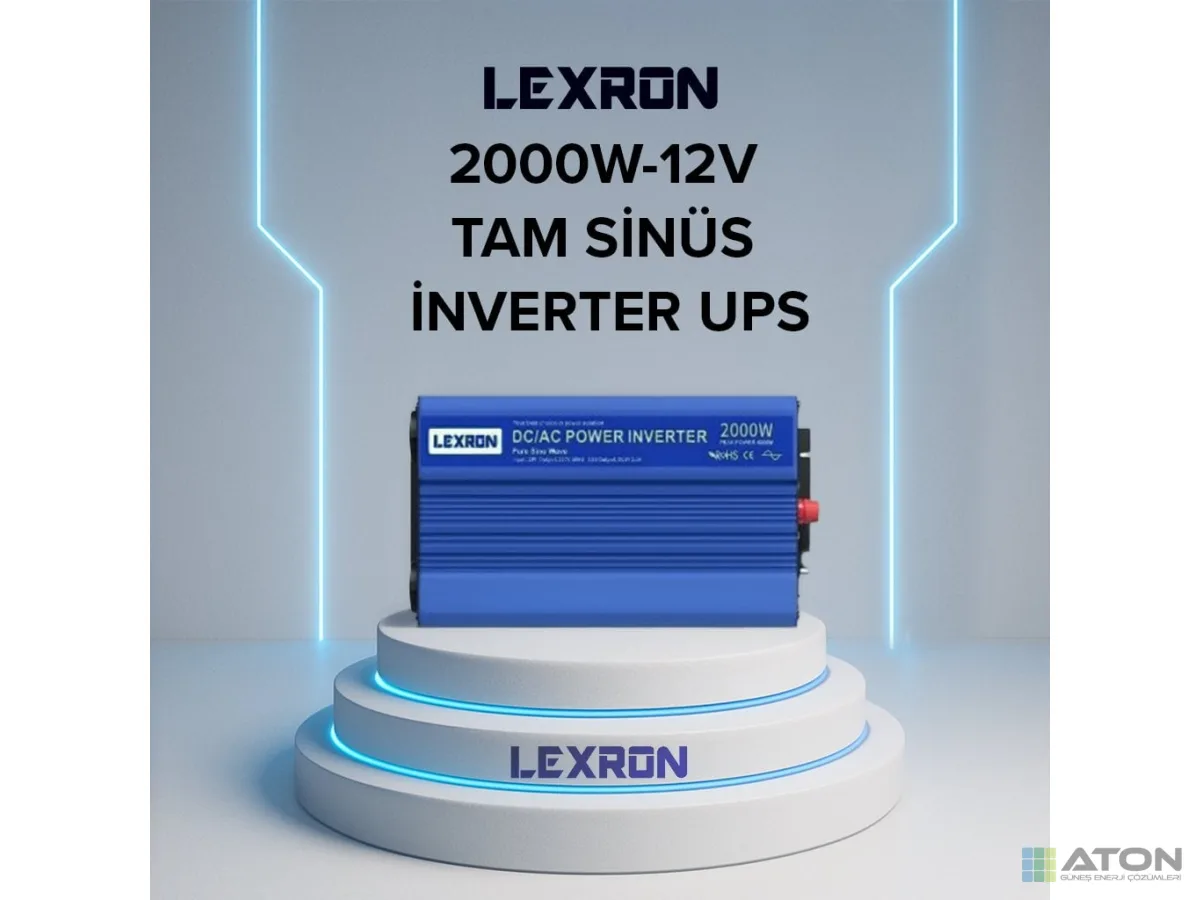 2000W-12V Tam Si̇nüs İnverter (UPS)