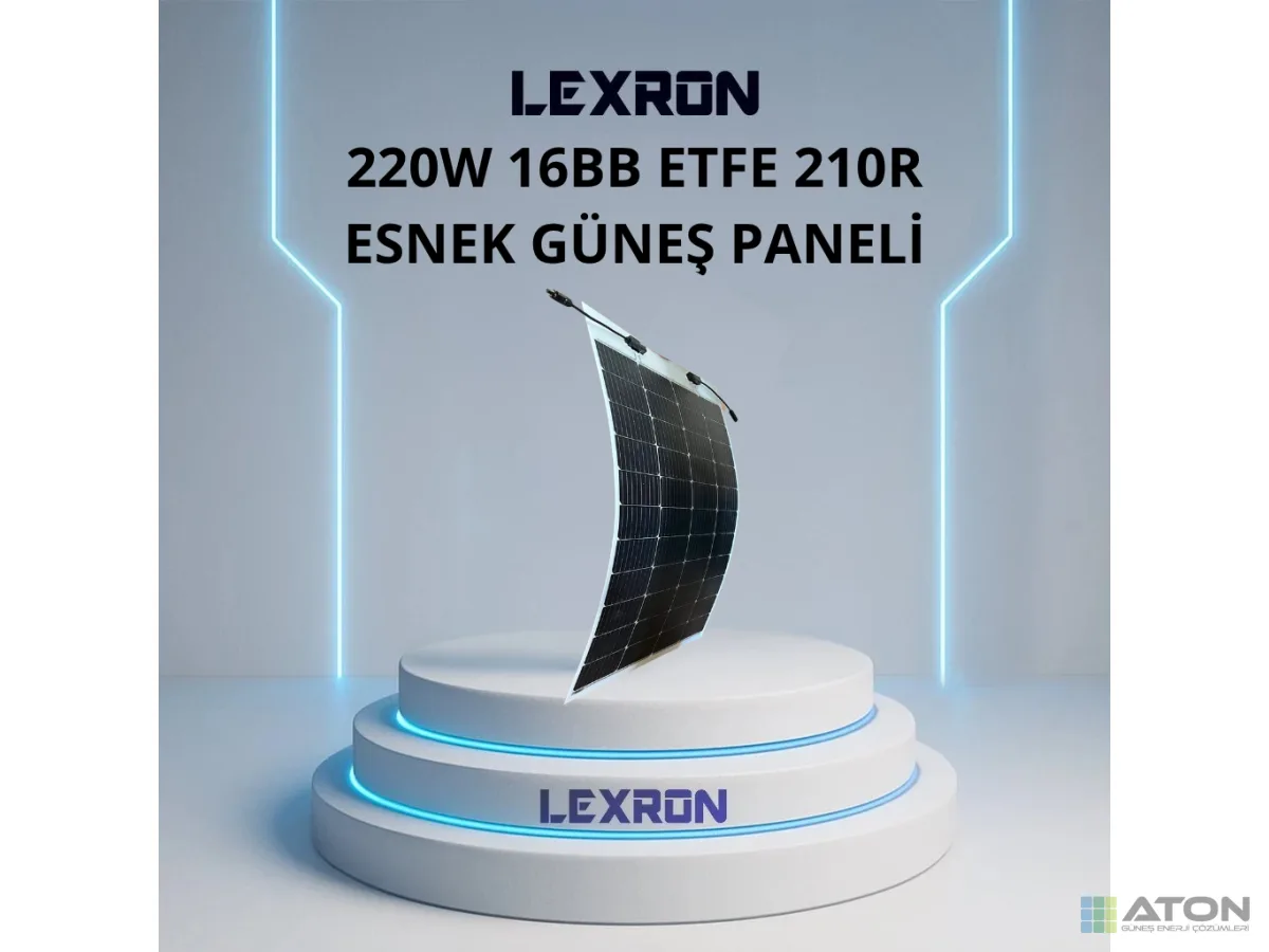 220W 16BB ETFE 210R Esnek TOPCon Güneş Paneli̇