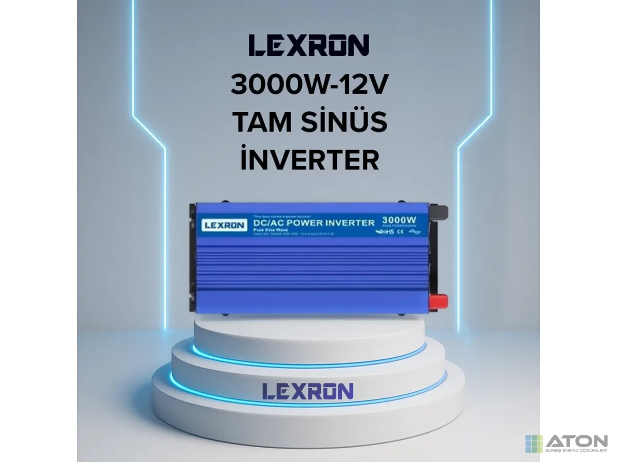 3000W-12V Tam Si̇nüs İnverter
