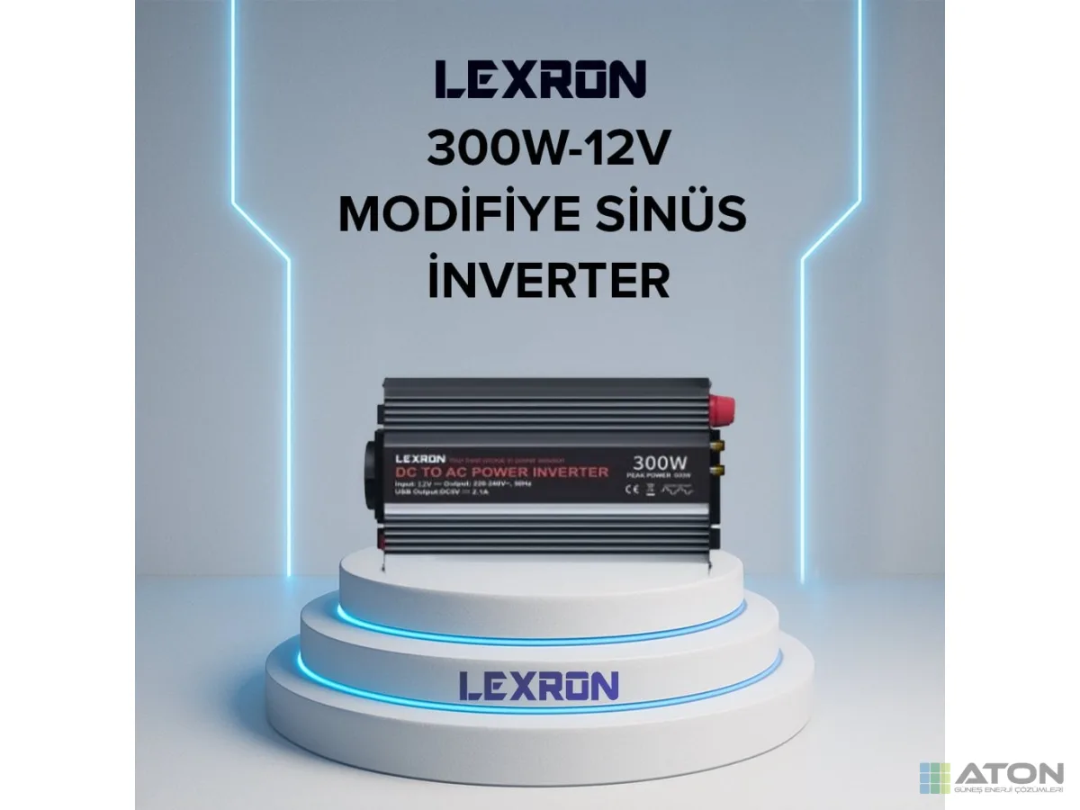 300W-12V Modi̇fi̇ye Si̇nüs İnverter