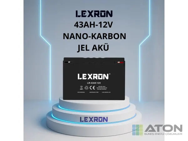 43Ah-12V Nano-Karbon Jel Akü