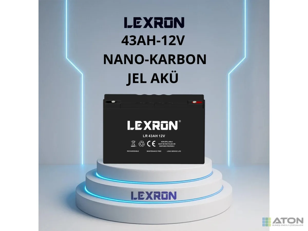 43Ah-12V Nano-Karbon Jel Akü