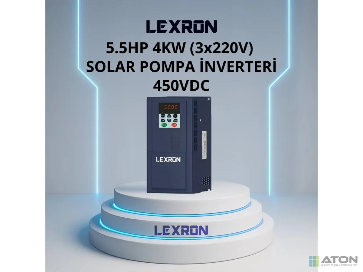 5.5Hp 4kW (3X220V) Solar Pompa İnverteri