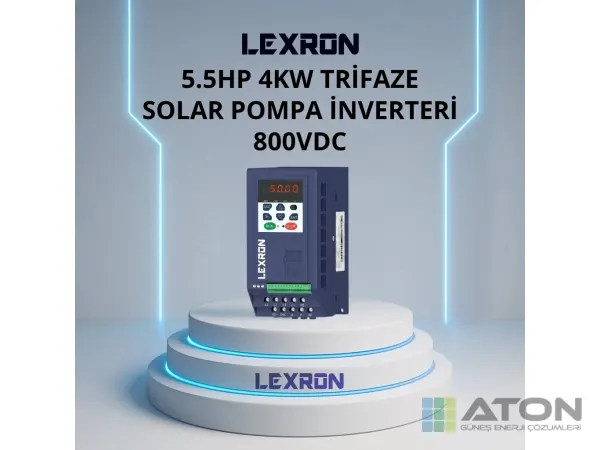 5.5Hp 4kW Solar Pompa İnverter (Yeni̇ Nesil)