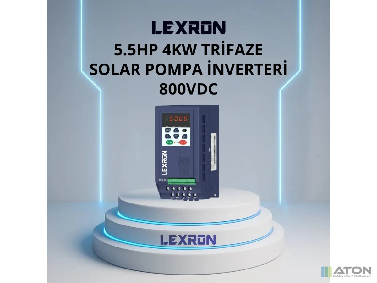 5.5Hp 4kW Solar Pompa İnverter (Yeni̇ Nesil)