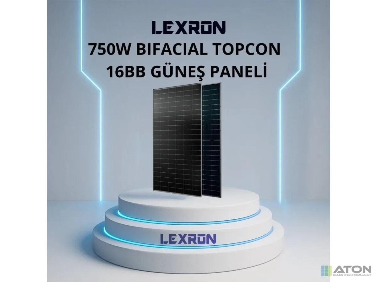 750W Bifasyal 132 Cell 16BB Half-Cut TOPCon  Güneş Paneli̇