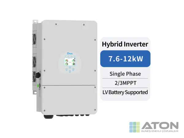 Deye 12 kW Tek Fazlı LV Hibrit İnverter