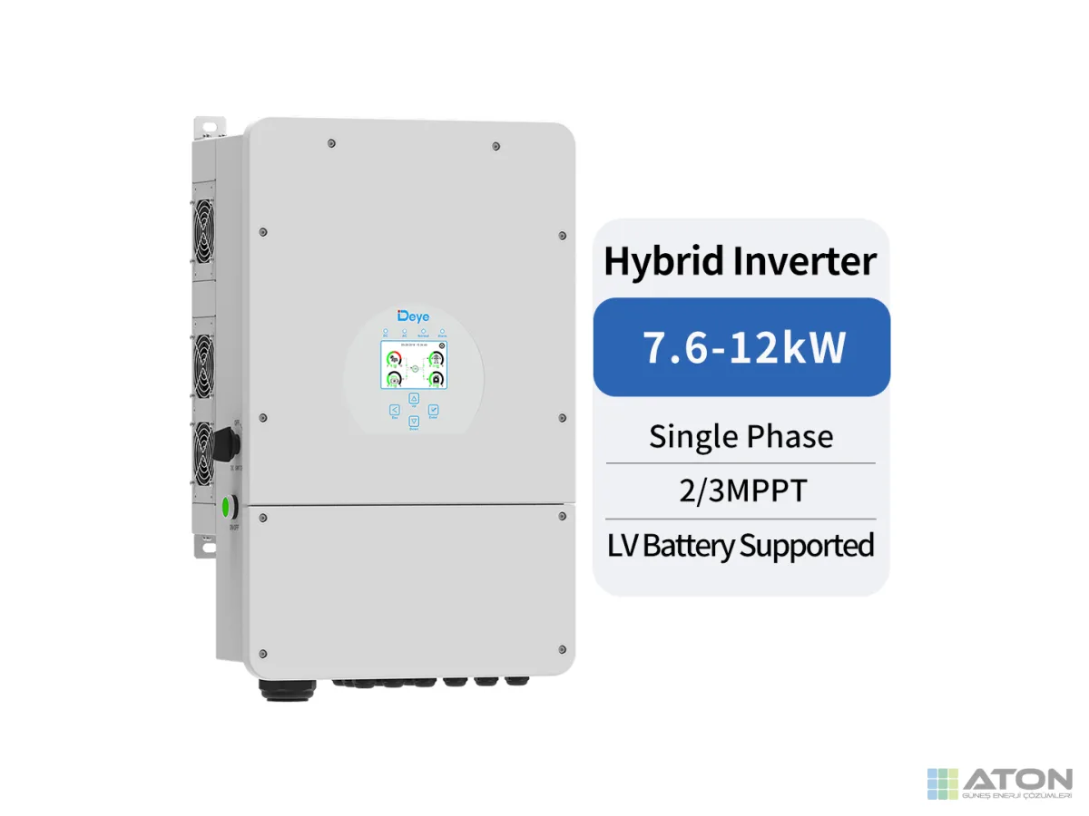 Deye 12 kW Tek Fazlı LV Hibrit İnverter
