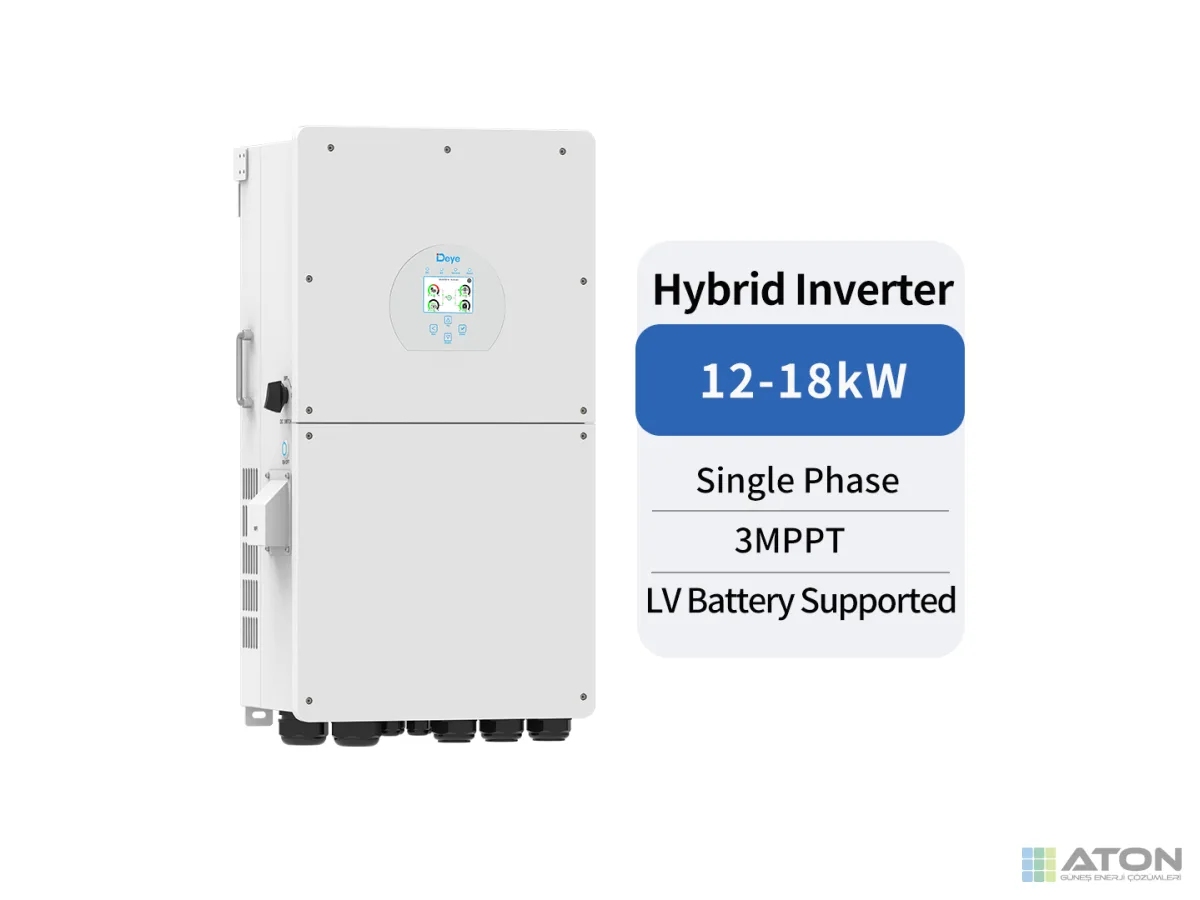 Deye 16 kW Tek Fazlı LV Hibrit İnverter