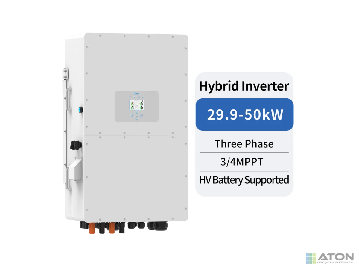 Deye 50 kW Üç Fazlı HV Hibrit İnverter