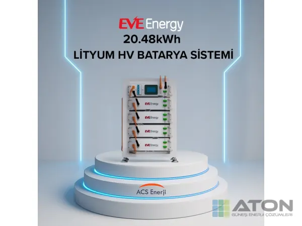 Eve 20.48kWh Lityum HV (Yüksek Voltaj) Batarya Si̇stemi̇