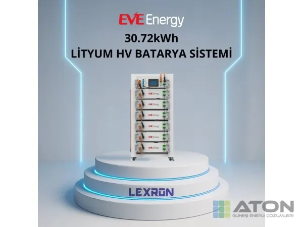 Eve 30.72kWh Lityum HV (Yüksek Voltaj) Batarya Si̇stemi̇