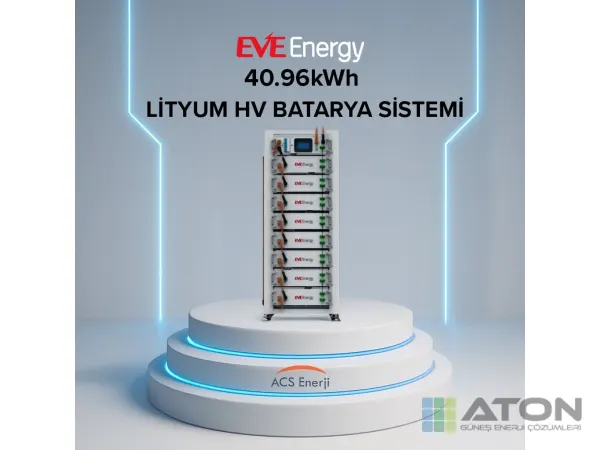 Eve 40.96kWh Lityum HV (Yüksek Voltaj) Batarya Si̇stemi̇