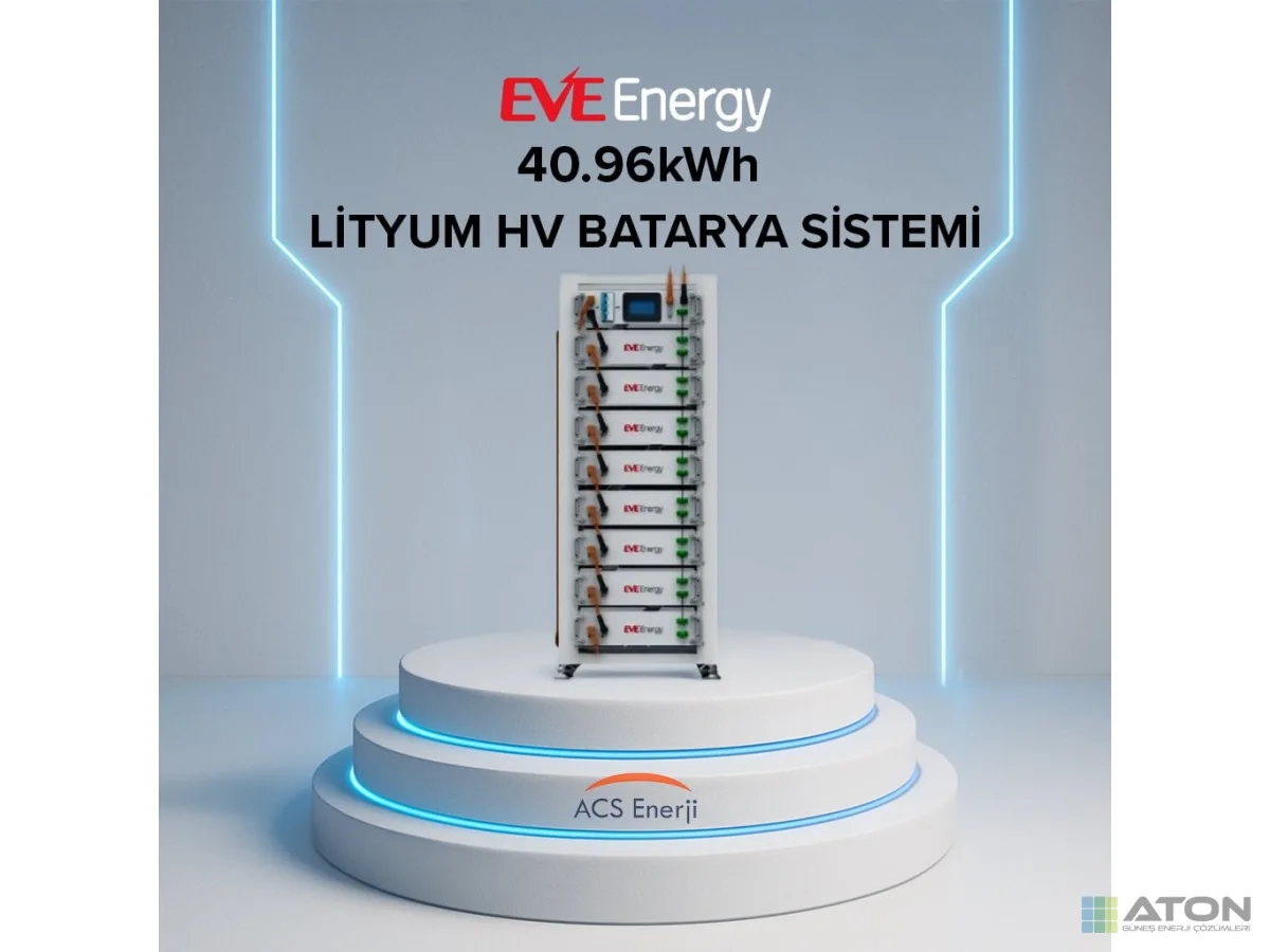 Eve 40.96kWh Lityum HV (Yüksek Voltaj) Batarya Si̇stemi̇