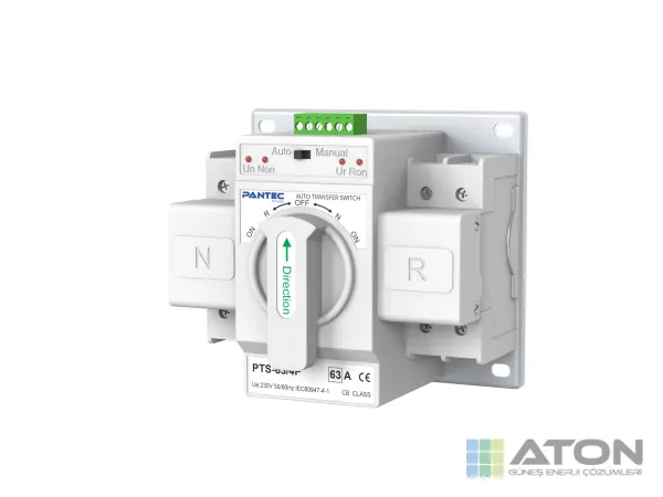 Pantec Transfer Switch Otomatik 63A Monofaz