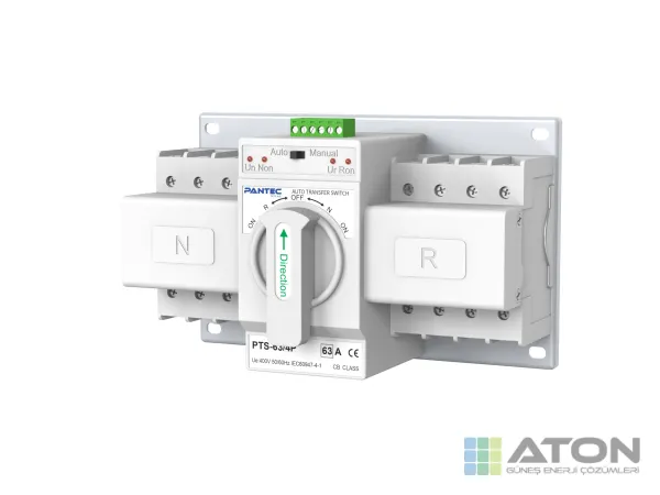 Pantec Transfer Switch Otomatik 63A Trifaz