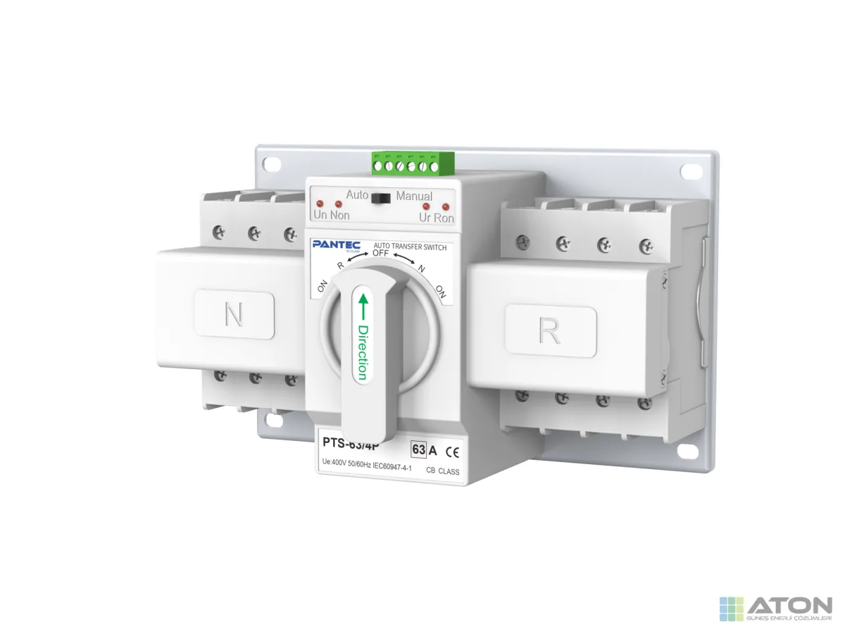 Pantec Transfer Switch Otomatik 63A Trifaz