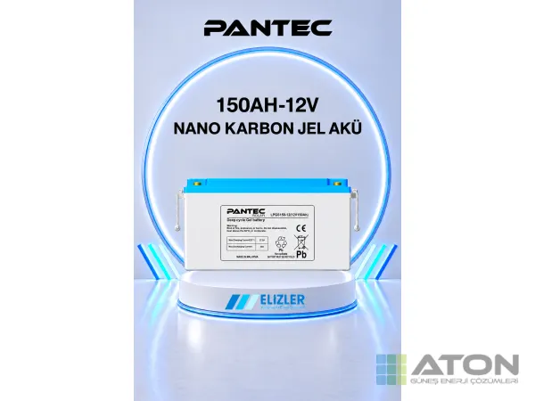 Pantec 12V 150Ah Nano-Karbon Jel Akü