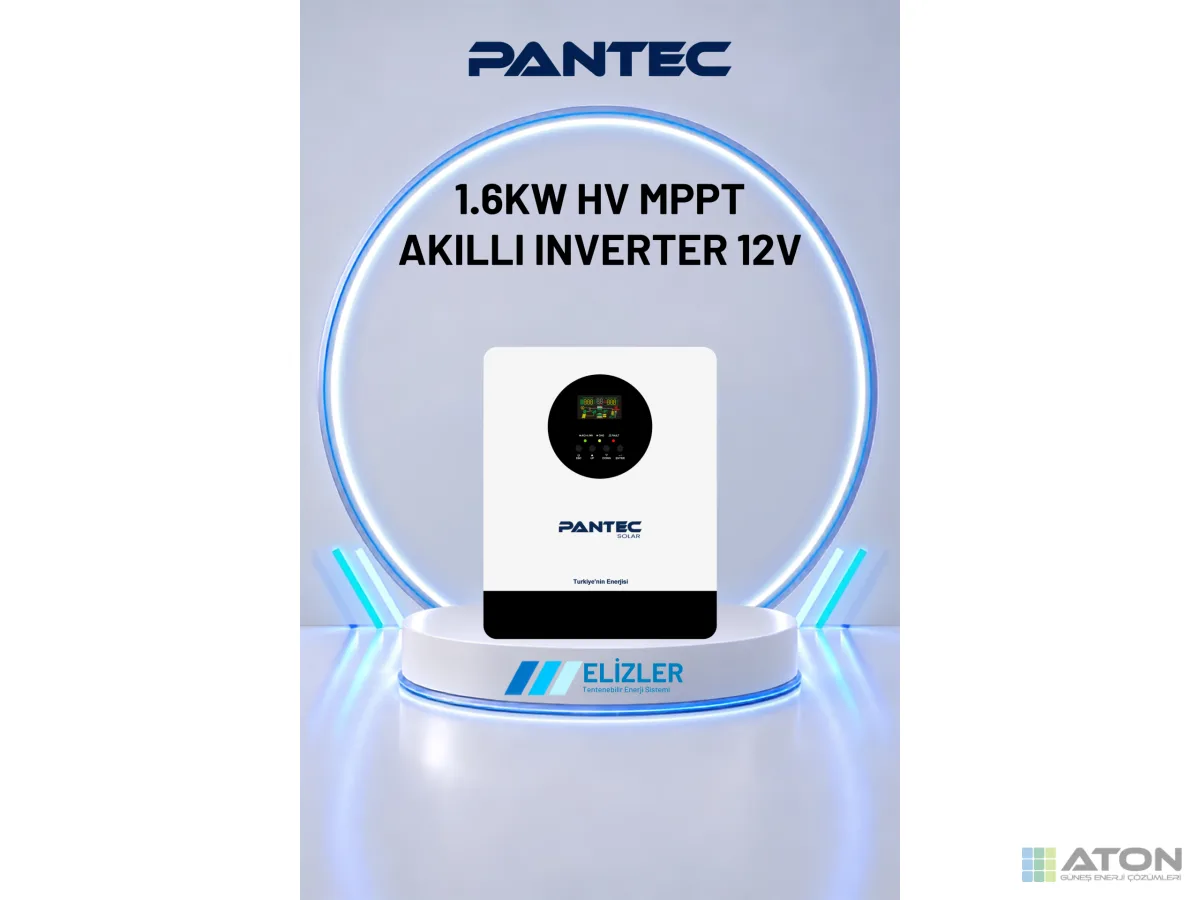 Pantec 1.6 kW 12V HV MPPT Akıllı İnverter