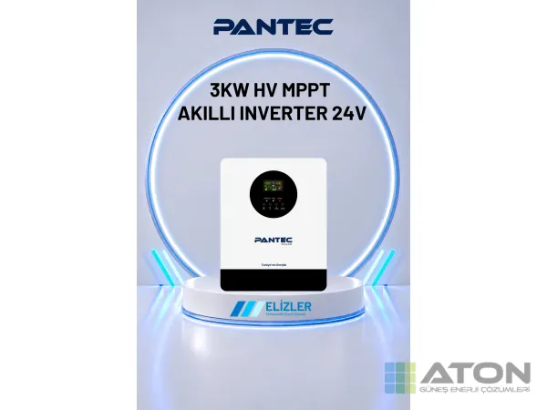 Pantec 3 kW 24V HV MPPT Akıllı İnverter