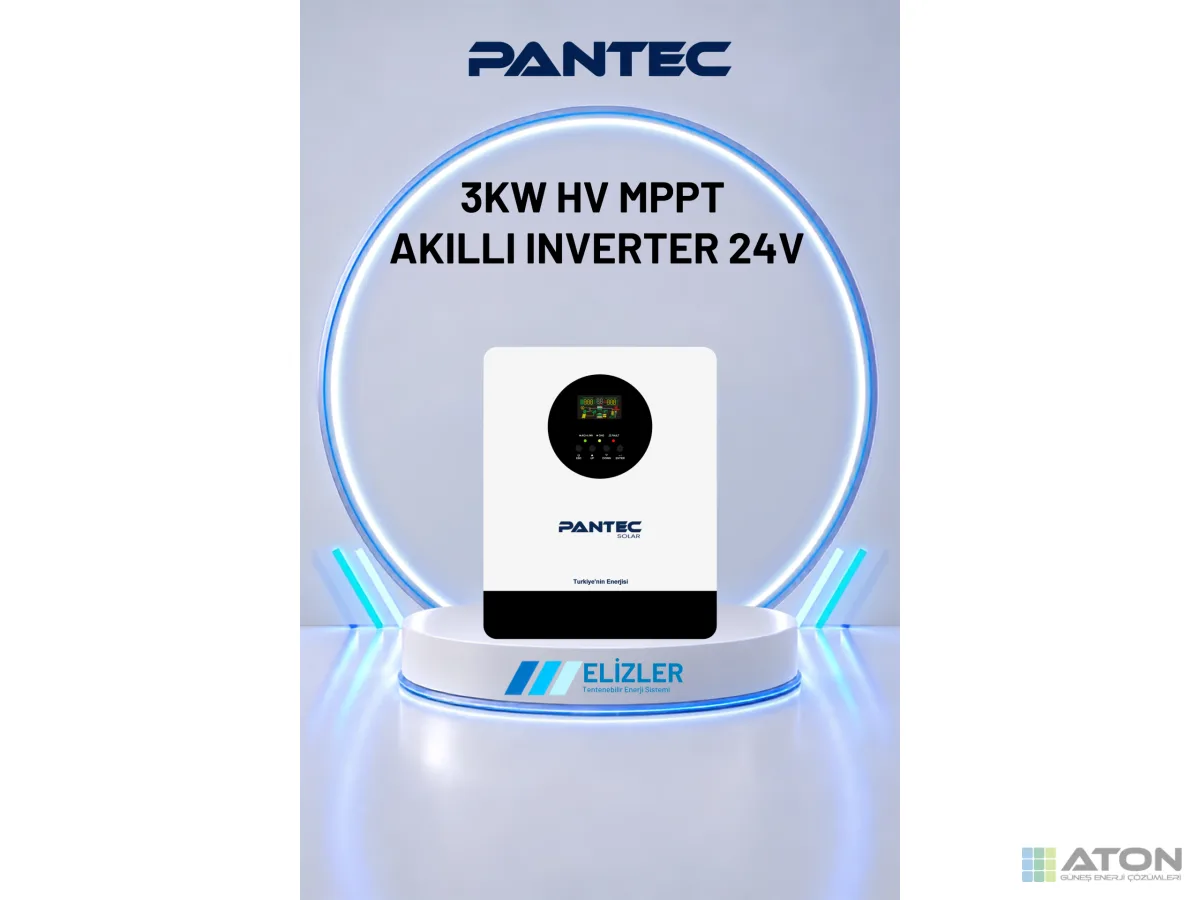 Pantec 3 kW 24V HV MPPT Akıllı İnverter