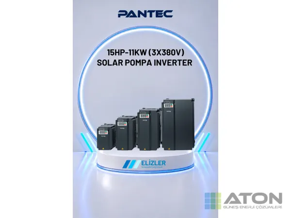 Pantec 11 kW (15 hp) Solar Pompa Sürücüsü — 3×380V