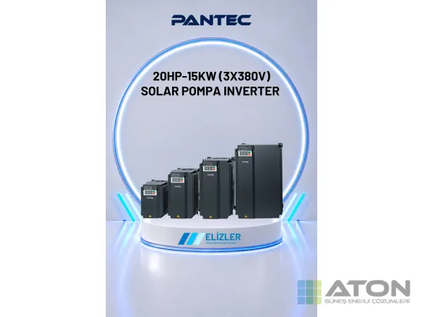 Pantec 15 kW (20 hp) Solar Pompa Sürücüsü — 3×380V