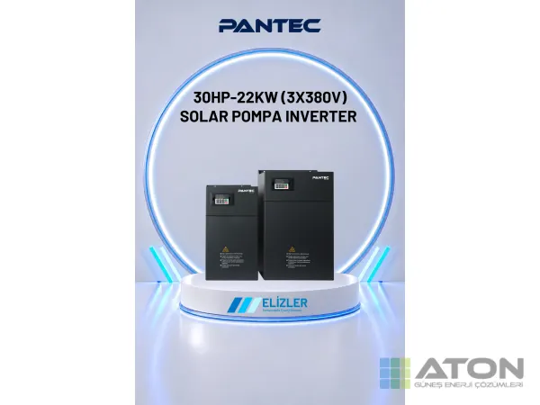 Pantec 22 kW (30 hp) Solar Pompa Sürücüsü — 3×380V