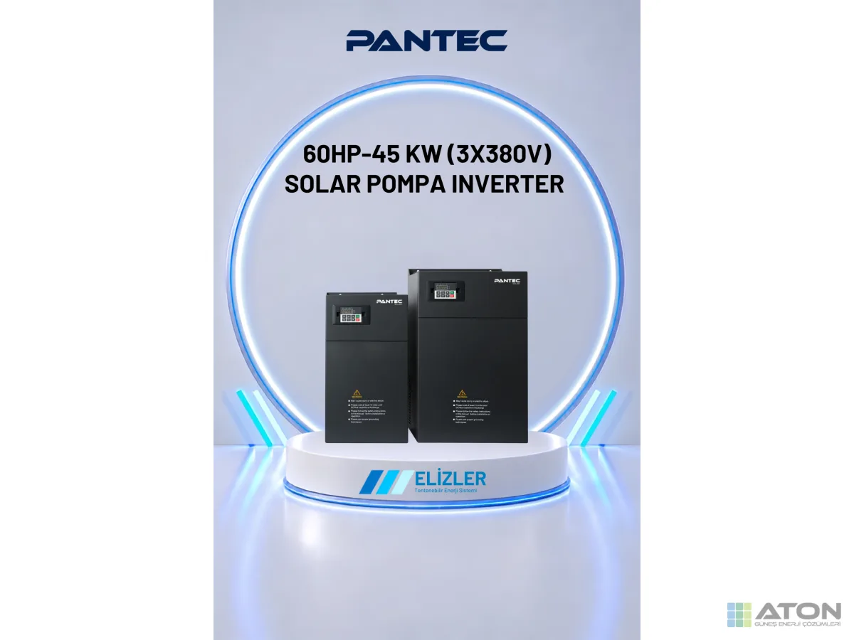 Pantec 45 kW (60 hp) Solar Pompa Sürücüsü — 3×380V