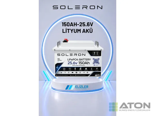 Soleron 25.6V 150Ah LFP Lityum Akü