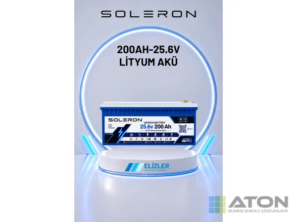 Soleron 25.6V 200Ah LFP Lityum Akü