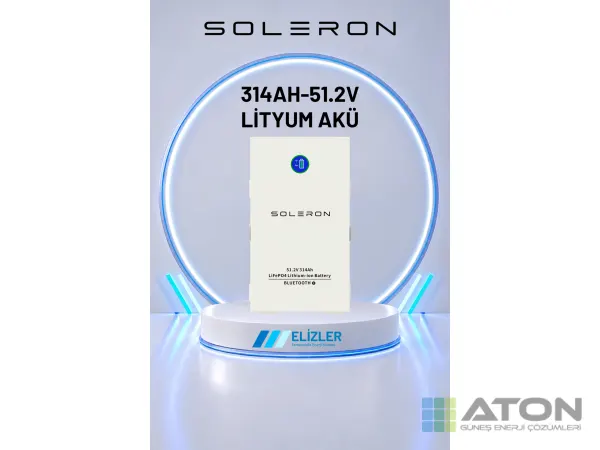 Soleron 51.2V 314Ah LFP Lityum Akü