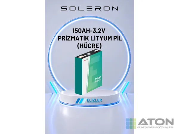 Soleron 3.2V 150Ah LFP Lityum Pil Hücresi