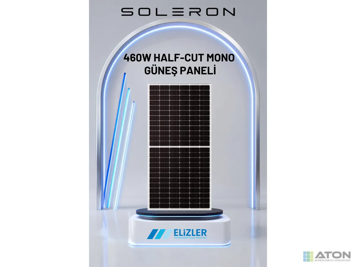 Soleron 460W Mono PERC Half-Cut Güneş Paneli
