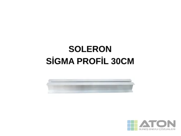 Soleron Sigma Profil (Kanallı) 30cm