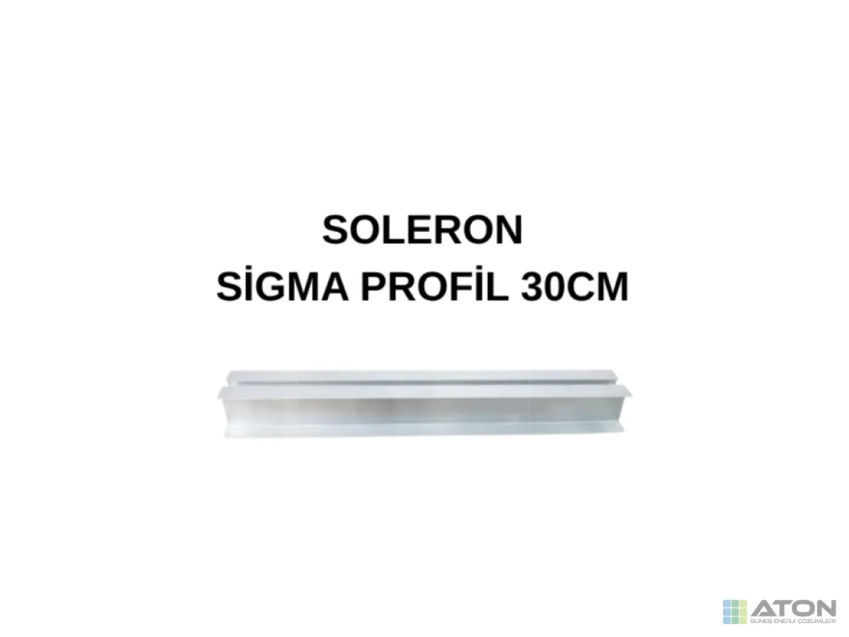 Soleron Sigma Profil (Kanallı) 30cm