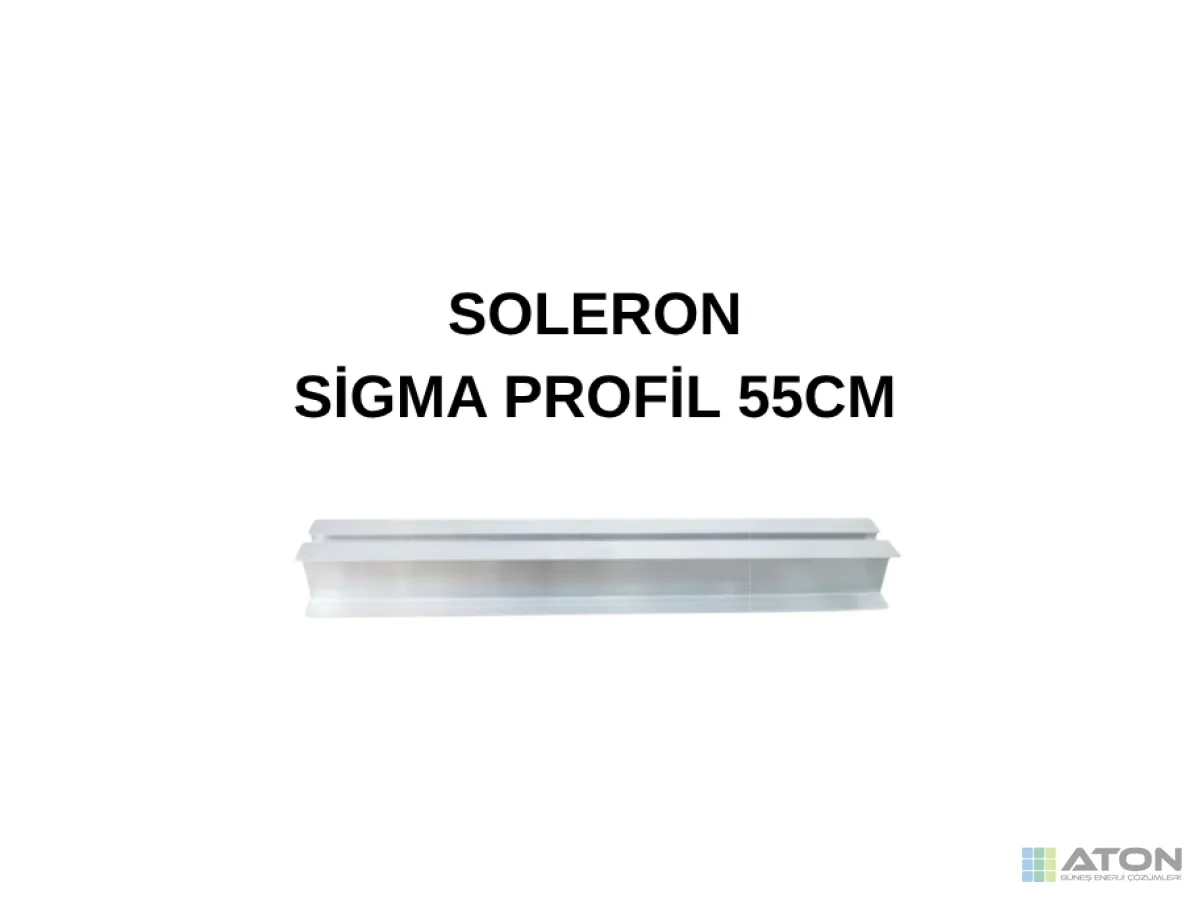 Soleron Sigma Profil (Kanallı) 55cm