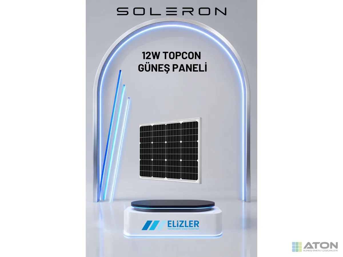 Soleron 12W TOPCon Güneş Paneli