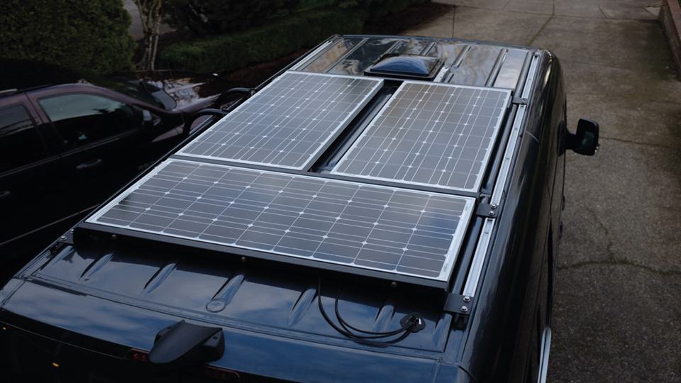 karavan güneş paneli